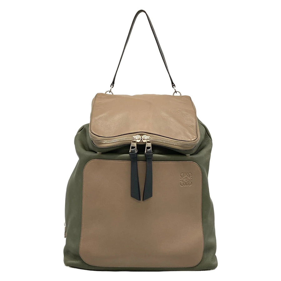 Loewe Goya Backpack Khaki Light Brown