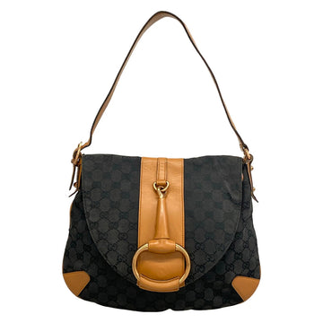 Gucci Horsebit Navy Gg Canvas Leather