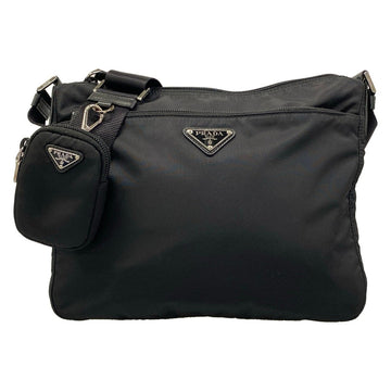 Prada Black Nylon Shoulder Bag