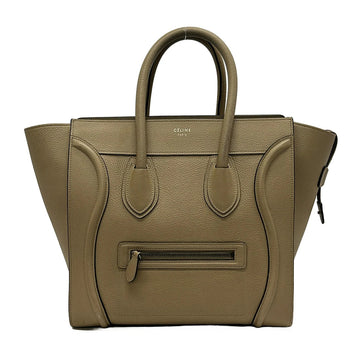 Celine Luggage Mini Shopper Beige