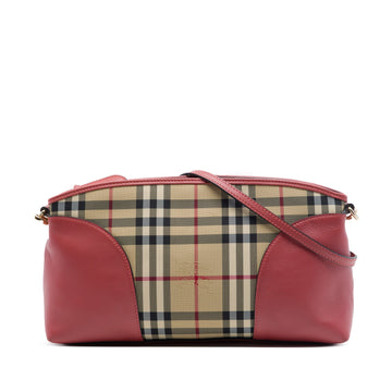 Burberry Haymarket Check Coated Canvas