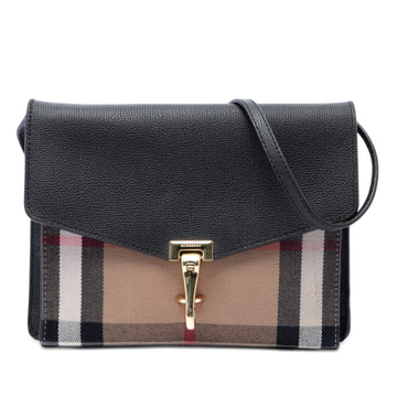 Burberry Small Leather And House Check