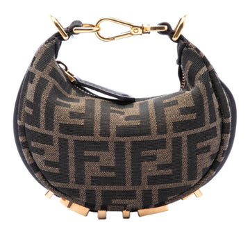 Fendi Nano Ff Jacquard Graphy Hobo Pre-