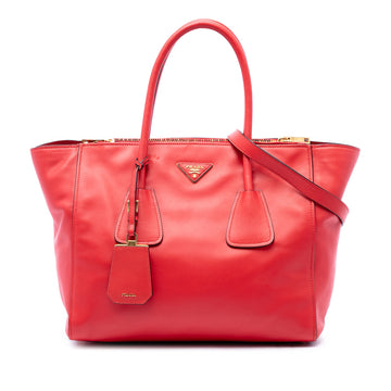 Prada Glace Calf Twin Pocket Double