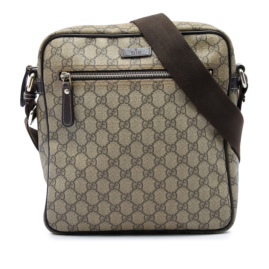 Gucci Gg Supreme Crossbody Pre-Loved Bag
