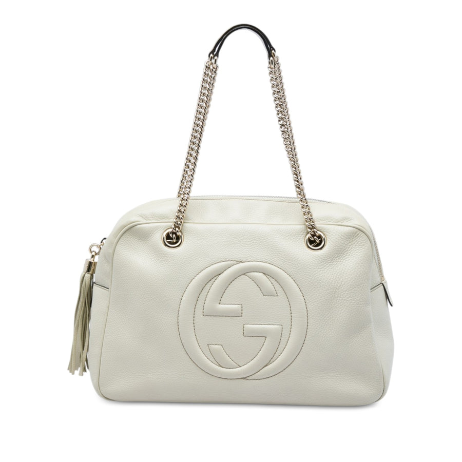 Gucci Calfskin Soho Chain Shoulder Bag