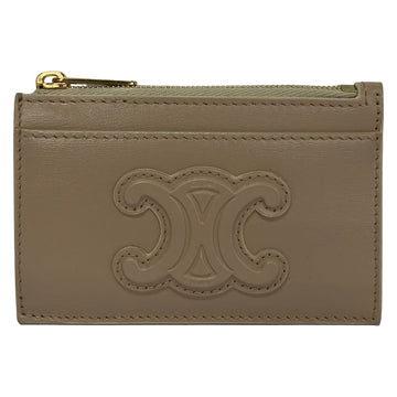 Celine Card Holder With Zip Cuir