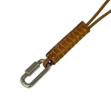 Hermes Curiosite Brown Silver Leather