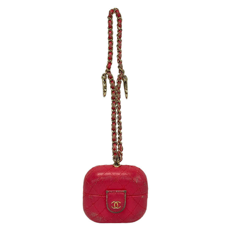 Chanel Matelasse Pink Lambskin Accessory