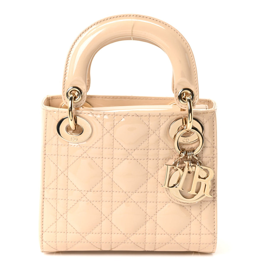 Christian Dior Patent Cannage Mini Lady