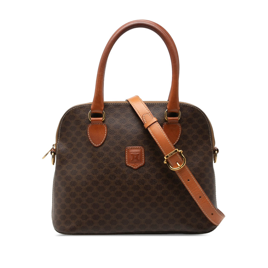 Celine Macadam Coated Canvas Dome