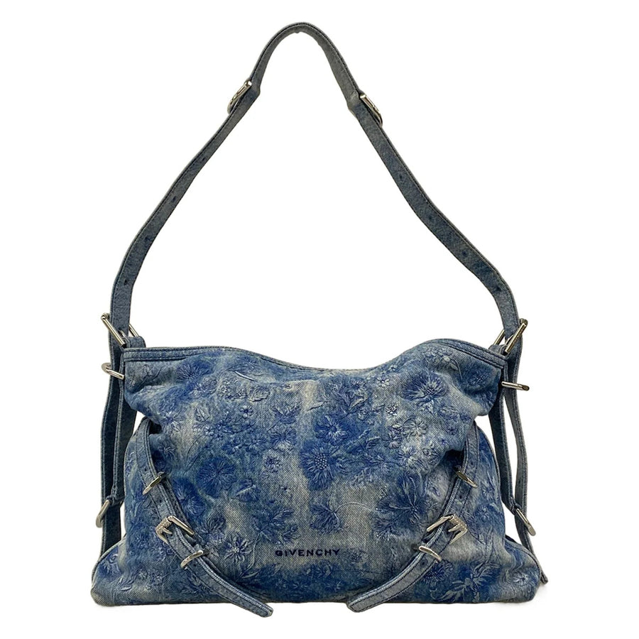 Givenchy Voyeu Medium Blue Denim