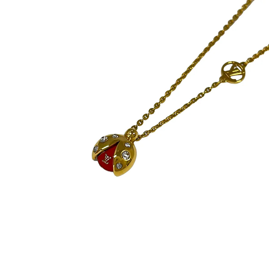Louis Vuitton Corie Lady Lucky Gold Red
