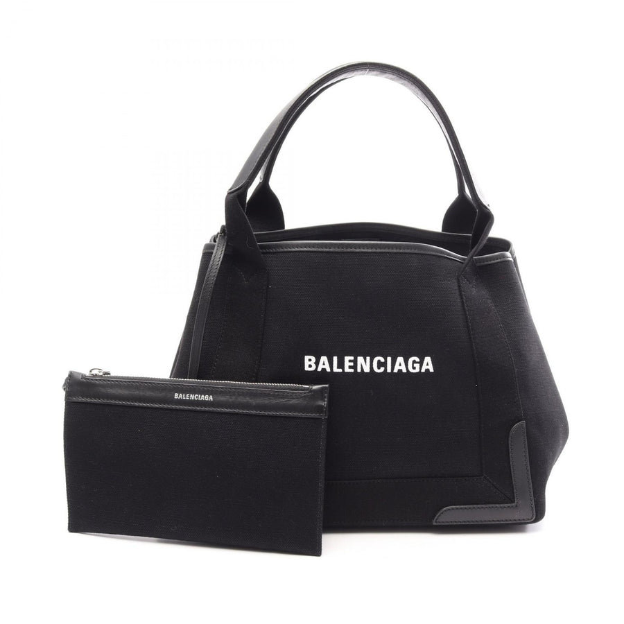 Balenciaga Navy Cabas S Shoulder Tote