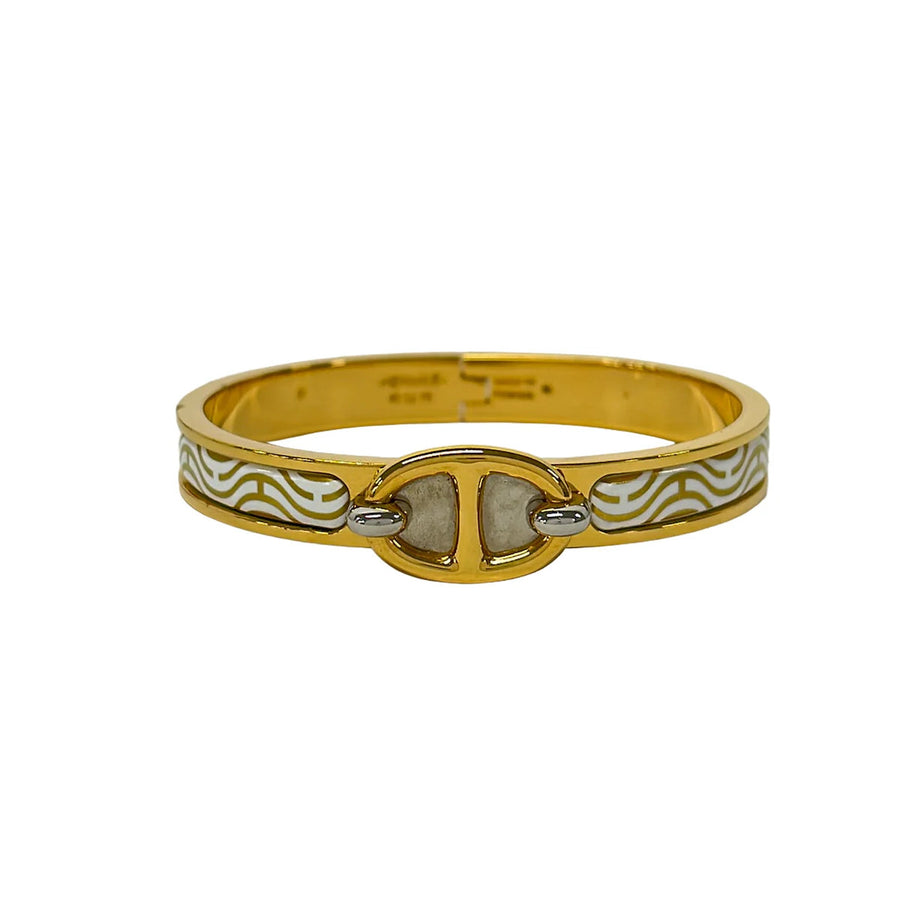 Hermes Mini Clic/Chaîne D'Ancre Gold