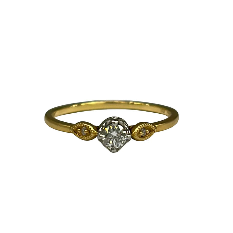 Mederu Jewelry 18K Yellow Gold Diamond
