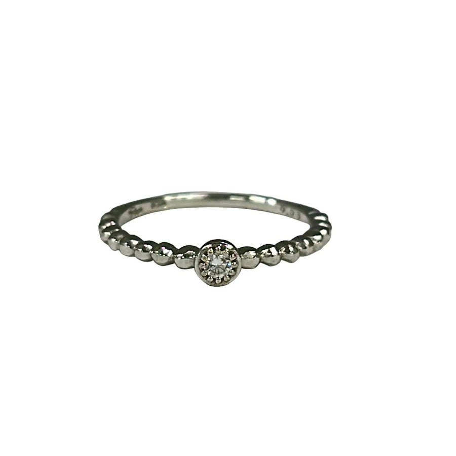 Star Jewelry 18K White Gold Diamond Ring