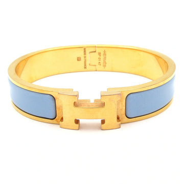 Hermes Clic Clac Gold Light Blue