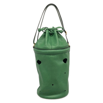 Hermes Mangeoire Green Epsom Shoulder