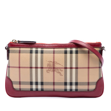 Burberry Haymarket Check Coated Canvas