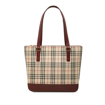 Burberry House Check Canvas Tote Pre-