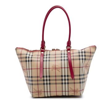 Burberry Small Haymarket Check Coated