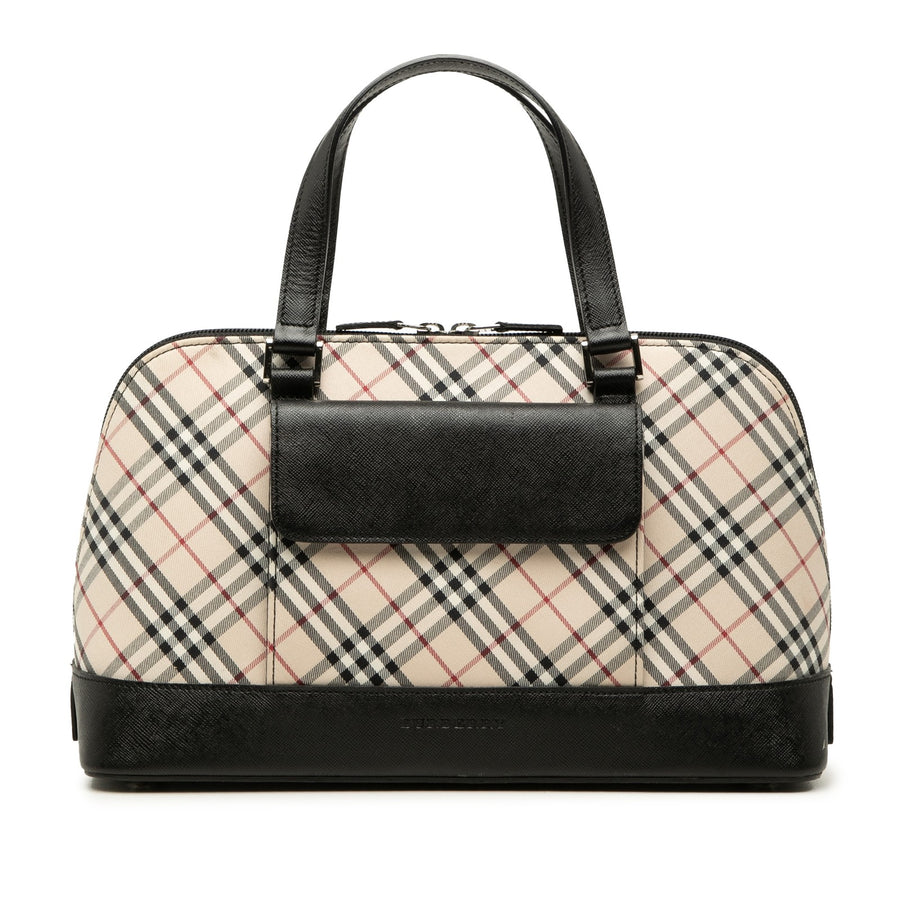 Burberry Nova Check Canvas Handbag Pre-