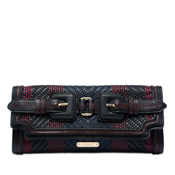 Burberry Prorsum Woven Buffalo Leather