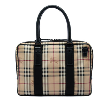 Burberry Haymarket Check Coated Canvas