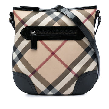 Burberry Supernova Check Coated Canvas
