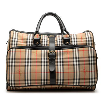 Burberry Haymarket Check Canvas Travel