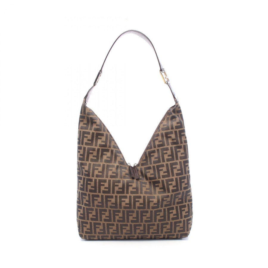 Fendi Zucca Shoulder Handbag Canvas