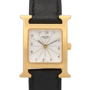 Hermes H Square Wrist Watch Quartz Gold