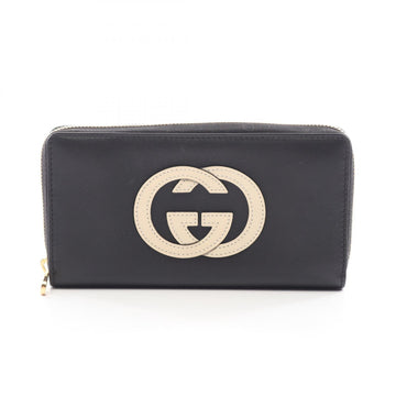 Gucci Basket Around Zip Long Wallet