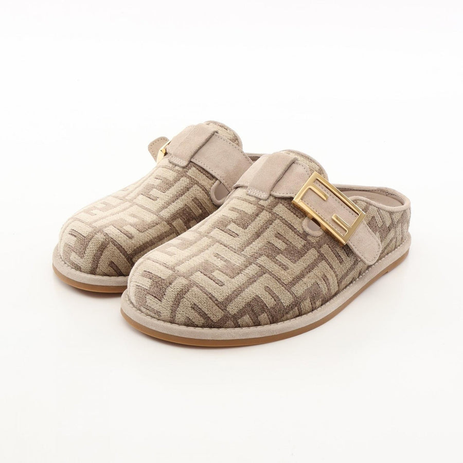 Fendi Feel Ff Pattern Mule Slip-On