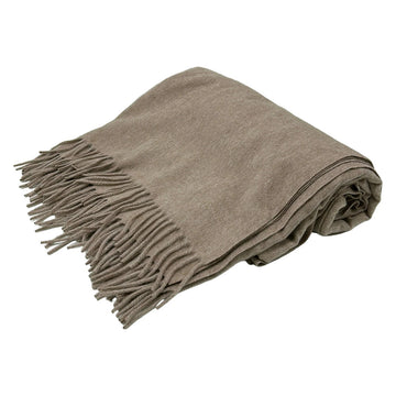 Hermes Gray Beige Cashmere Scarf