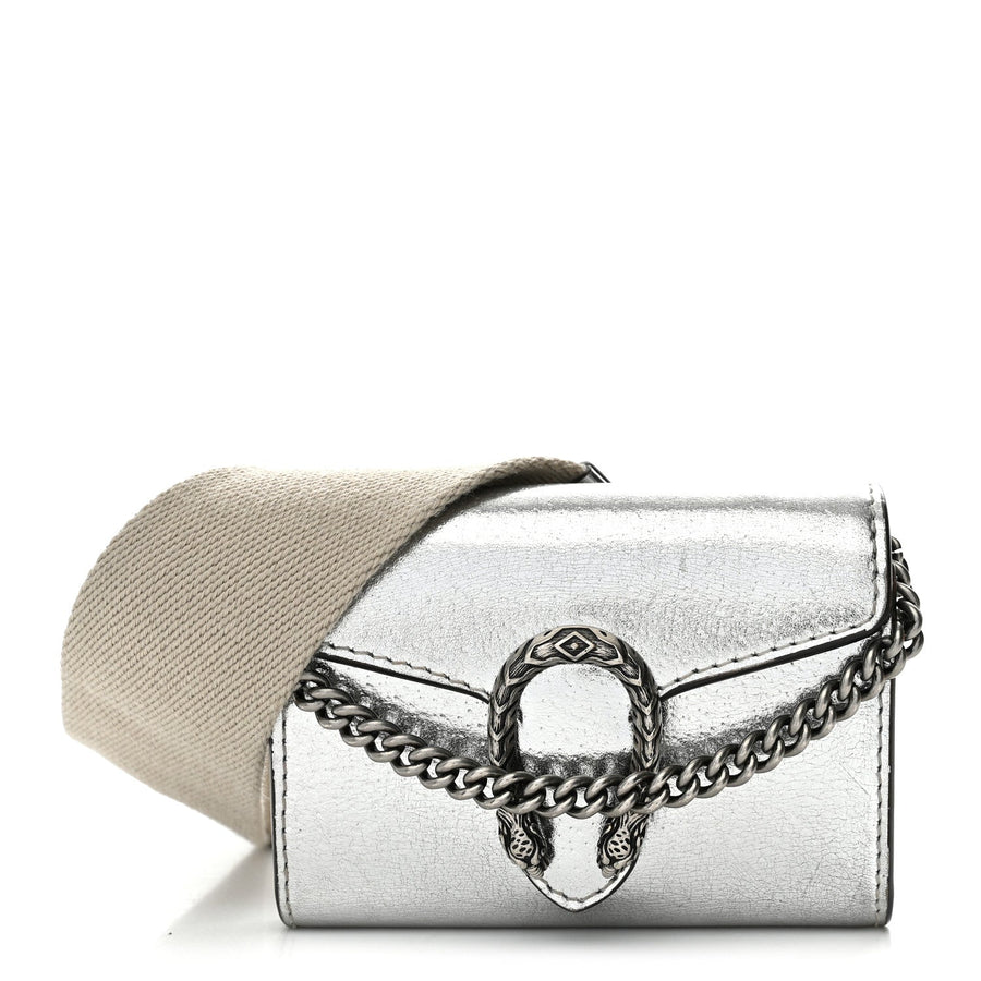 Gucci Metallic Calfskin Super Mini