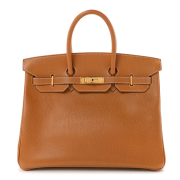 Hermes Ardennes Birkin 35 Naturelle