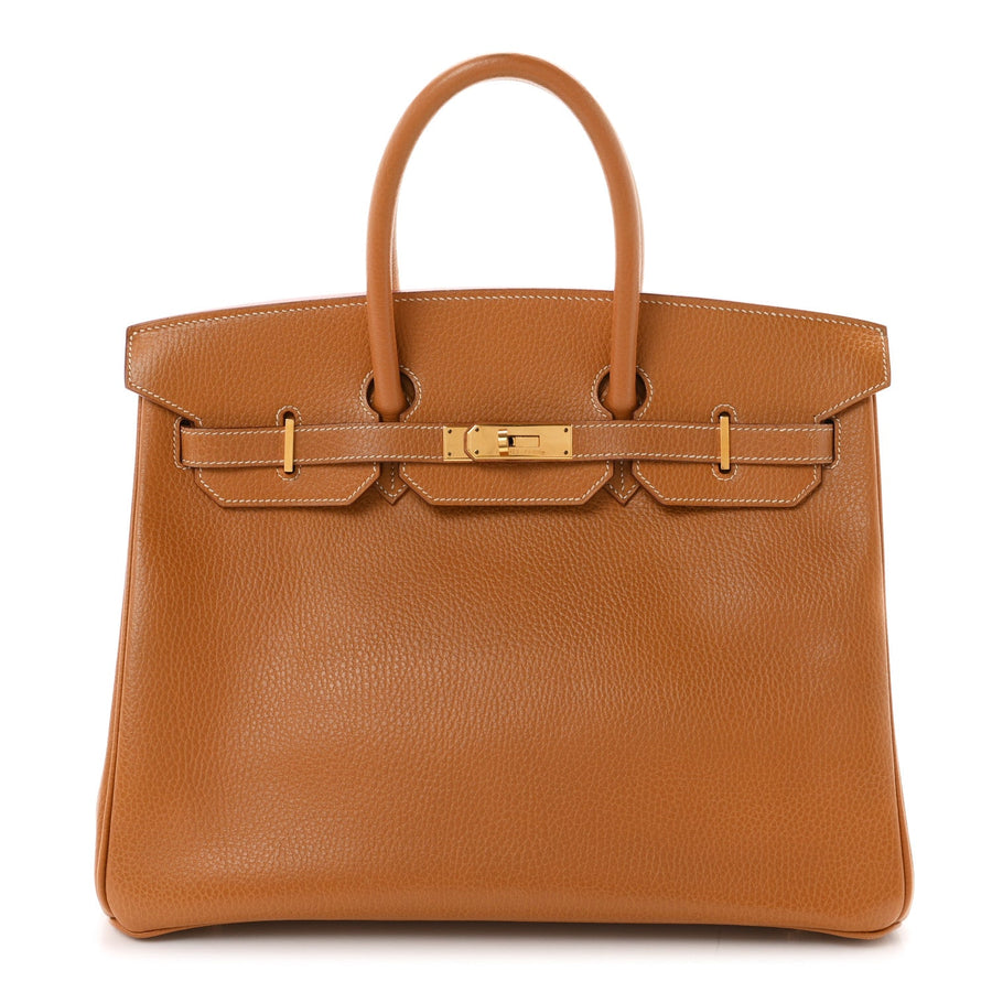 Hermes Ardennes Birkin 35 Naturelle