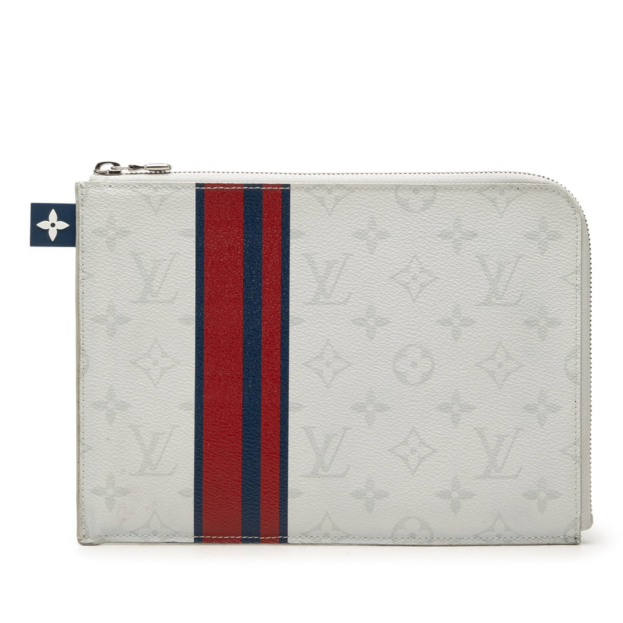 Louis Vuitton White Pochette Jour Pm