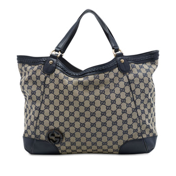 Gucci Medium Gg Canvas Brick Lane Tote
