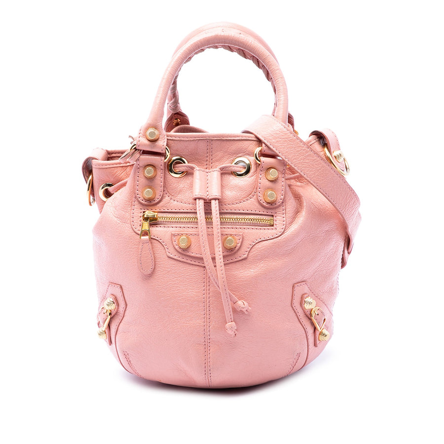 Balenciaga Mini Lambskin Motocross Giant