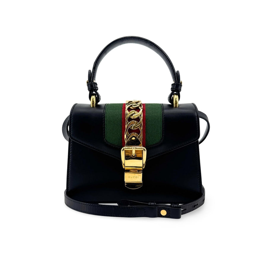 Gucci Sylvie Mini Top Handle Crossbody