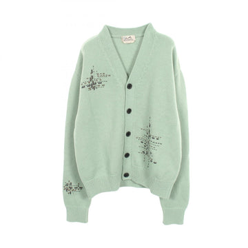 Hermes V Neck Cardigan Sweater Long