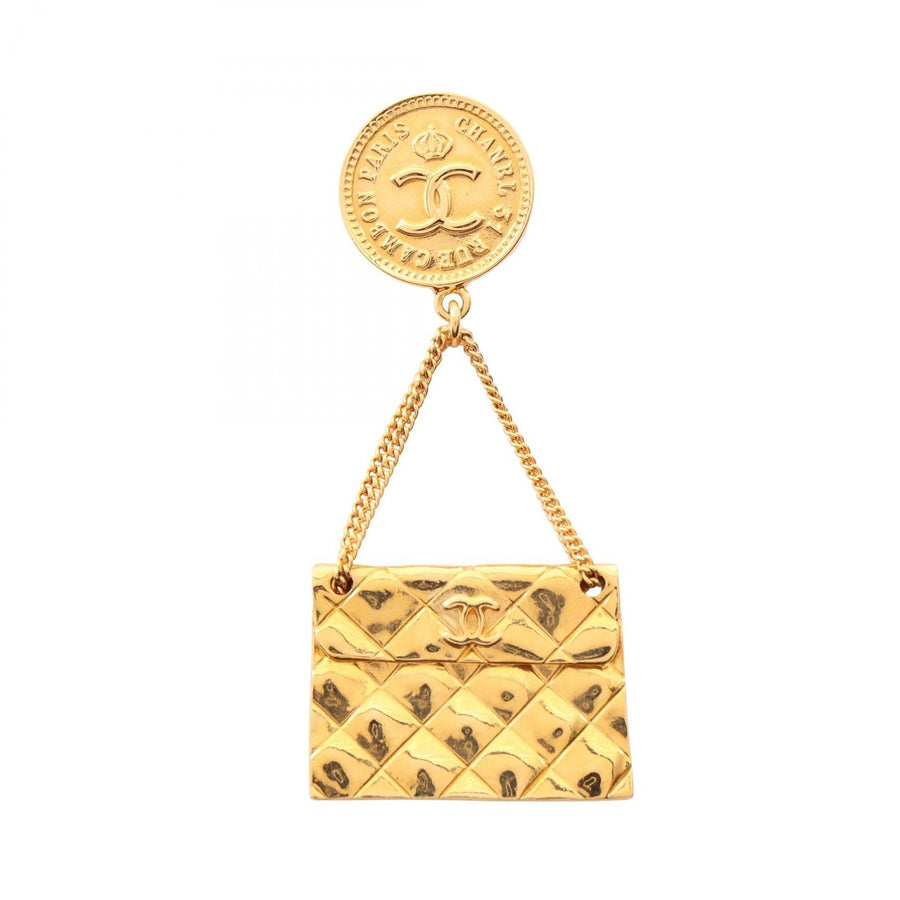 Chanel 95A Matelasse Bag Motif Brooch