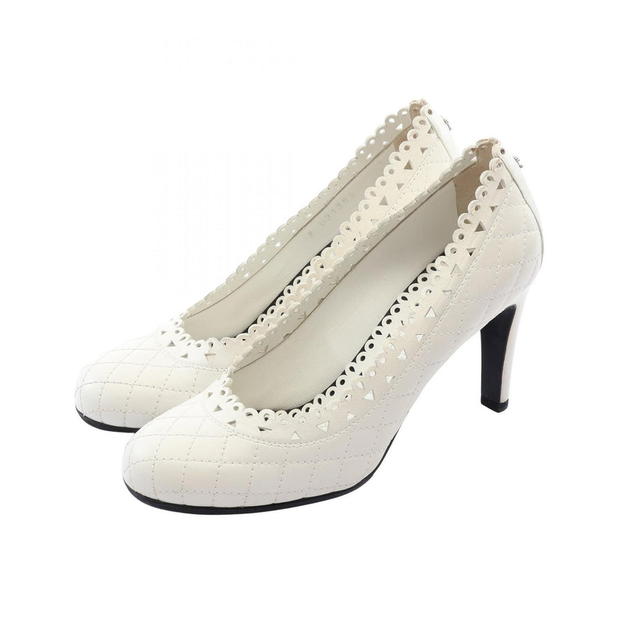 Chanel Matelasse Pumps Heels Shoes #35