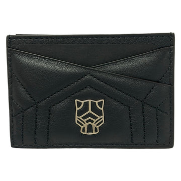 Cartier Panthere Black Leather Card Case