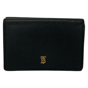 Burberry Lark Tri-Fold Tiny Black Grain