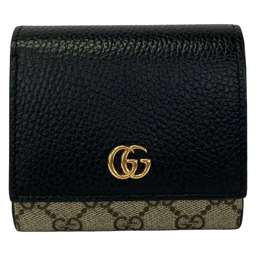 Gucci Gg Marmont Black Dark Brown Beige