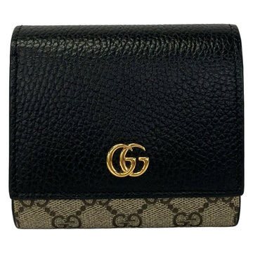 Gucci Gg Marmont Black Dark Brown Beige